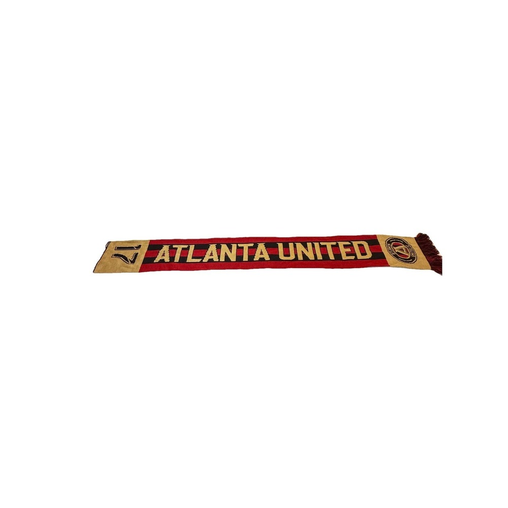Ruffneck Scarves Atlanta United FC Red Black MLS Scarf Divide & Conquer 17 - Picture 2 of 4